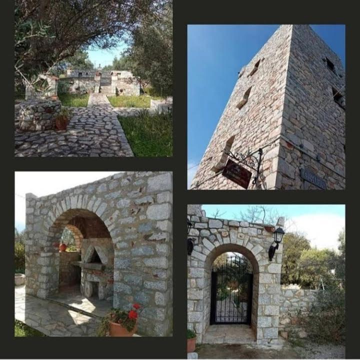 Pírgos Dhiroú Charouda Stone Tower Xenonas 아파트 외부 사진
